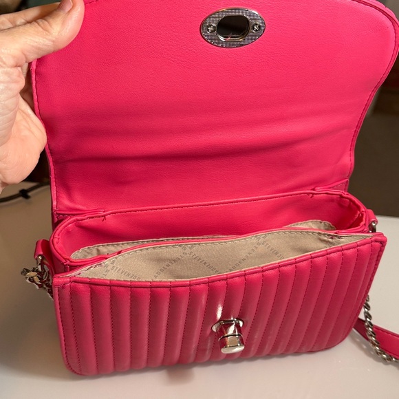 Steve Madden Hot Pink Quilted Crossbody Bag - Picture 5 of 7
